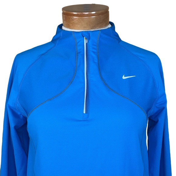 Nike FITDRY Women’s 1/4 Zip Lightweight Top With Reflective Accents Medium 8-10 - Picture 4 of 16